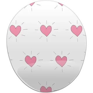 Bonamaison, Ergonomisches Mauspad mit Handgelenkauflage, Digital Bedruckt Mauspad Anti-Sehnenscheide Probleme, rutschfeste Unterseite, für Büro und Zuhause, Größe: 20x23 cm