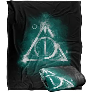 HARRY POTTER Silky Touch Optimalweiche Kuscheldecke, 152 x 127 cm
