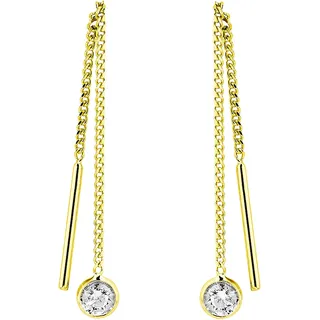 Amor Damen, Ohrhänger, 375er Gelbgold, gelbgold