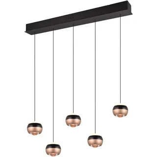 Trio Select LED-Pendelleuchte Orbit Alu, Eisen, Stahl & Metall Coffee