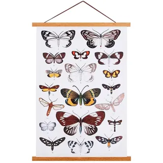 Ywlake Posterleiste Posterschiene Posterleisten, Magnet Magnetische Holz Poster Aufhänger Halter Rahmen Leisten Bild Bilder Bilderrahmen Bilderleiste 50x70 50x100 50x75 (50cm, Teak)