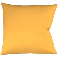 Bild Kissenbezug »Colours«, (2 St.), aus feinstem Mako Satin, mit hochwertigem Reißverschluss, aus 100% Baumwolle, Kissenhülle nach STANDARD 100 by OEKO-TEX® zertifiziert, in Premium-Qualität, gelb
