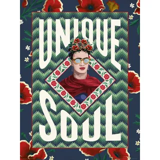 Erik Kunstdruck - Bild Frida Kahlo Unique Soul - Print