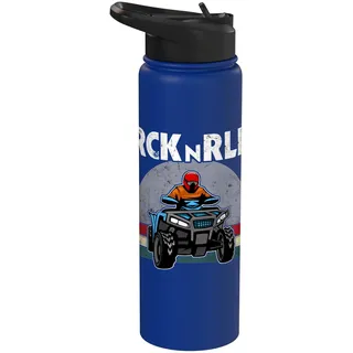 Quad Quadbike Fahrer Quadbiker Rocker Quad Stainless Steel Insulated Water Bottle