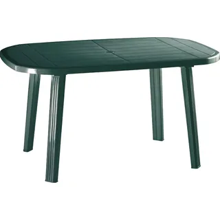 Gartentisch Oval Grün 135 cm x 84 cm