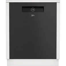 Beko BDDN38440DD Unterbau-Geschirrspüler 60 cm teilintegriert, für 14 Maßgedecke, 3 Spülebenen, 5 Temperaturen, CornerIntense, HygieneIntense, Schnell+, SteamGloss Trocknung, Dark Inox