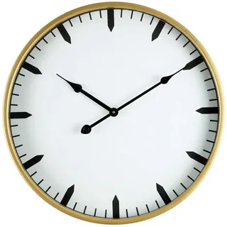 Mobili Rebecca Rebecca Mobili Wanduhr 40 cm 6/40/40 gold/weiß