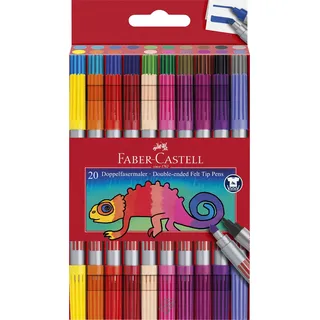 Faber-Castell Doppelfasermaler 20 St. mehrfarbig