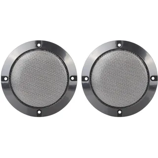 X AUTOHAUX 2 stücke 4 Zoll Lautsprecher Abdeckung Grill 124x12mm(D*T)
