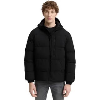 TOM TAILOR Denim Herren Lightweight Pufferjacke mit Kapuze