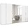 Schwebetürenschrank KRONACH 355 x 210 x 60 cm Weiß