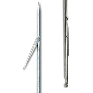 Imersion Tahitian Inox Milled Heel 6 Mm Speerschaft - Silver - 140 cm