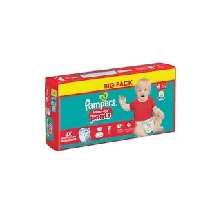Pampers® Windeln baby-dryTM BIG PACK  Größe Gr.4 (9-15 kg) für Babys und Kleinkinder, 56 St.