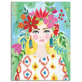 Artland Wandbild "Boho Girl II" Bilder von Frauen 1 Stk. tlg. als Alubild, Leinwandbild, Poster, Wandaufkleber in verschied. Größen, farbe bild(er): farbig