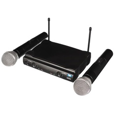 Bild UHF -Mikrofon, drahtlos, 2 Kanäle, 2 Mikrofone, 863,05 MHz + 854,00 MHz