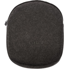 Bild Evolve2 75 Headphone Case - 1 x Carry Pouch for Jabra Evolve2 75 Stereo Headphones - Round Carry Case for Headset Protection - Black, Duo