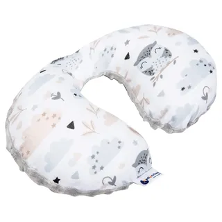 Medi Partners Nackenkissen Kinder Nackenhörnchen 100 x 30 cm Grau