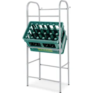 Flaschenkastenständer Rocket Grau für 3 Kästen - Grau