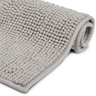 Beautissu BeauMare WR Vorleger Matte 50x80cm Hellgrau
