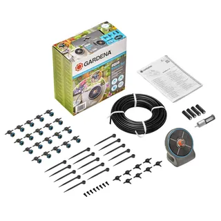 Gardena AquaBloom Set 20 m schwarz