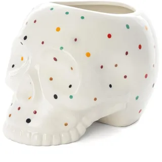 Fisura Original-Blumentopf mit Augenmotiv 13 x 12,5 cm Polka Dots