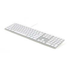 Bild von Aluminium USB Tastatur US (FK318S)