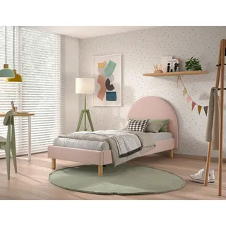 Vipack Kinder-/Juniorbett Moon ca. 90x200 cm Rosa