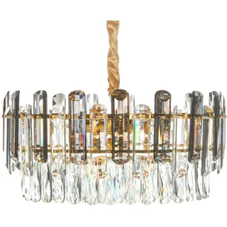 Beliani Kronleuchter Glas Gold Mantaro