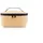 coolerbag S Pocket Raffia Black – Kühltasche mit Obermaterial aus recycelten PET-Flaschen – Ideal für das Mittagessen unterwegs