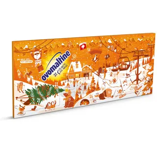 Ovomaltine Adventskalender 2025 mit 31 x Crunchy Minis - Weihnachtskalender für Kinder, Frauen und Männer mit echter Schweizer Vollmilch-Schokolade