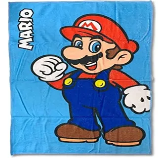 Scificollector Super Mario Handtuch – Mario (kein Badetuch), Maße: 80 x 50 cm