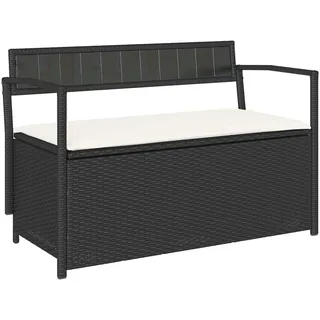 vidaXL Gartenbank 54 x 74 x 54 cm Schwarz