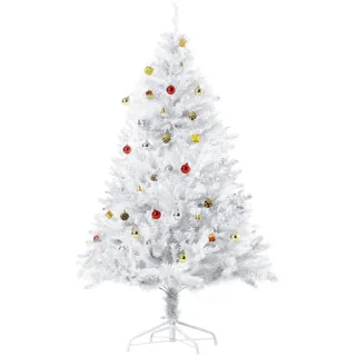 Homcom Weihnachtsbaum 150 cm Weiß