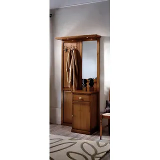 Garderobe Kleiderständer Schränke Regal Garderoben Schrank Möbel Einrichtung Neu - Braun