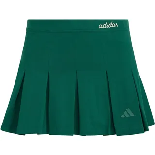 adidas Women's Seasonal Essentials Colorpop Skirt with Inner Leggings, Collegiate Green/Wonder Alumina, M