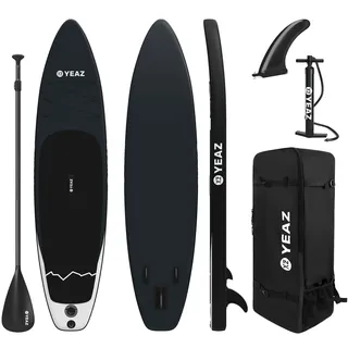 YEAZ SUP Board und Kit NALU - EXOTRACE - SET 320 x 80 x 15 cm schwarz