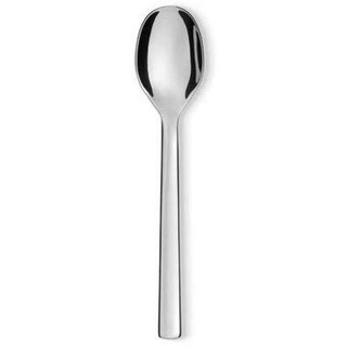 Alessi REB09/4 Ovale Dessertlöffel, Edelstahl, Silber, 17 x 3.3 x 3.7 cm, 6-Einheiten