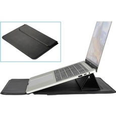 Bild Notebook Hülle Passend für maximal: 35,8 cm (14,1\ Schwarz integrierter Laptop-Stand