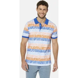 Poloshirt BABISTA "Poloshirt ARANOR", Herren, Gr. XXL, orange (orange gestreift), Obermaterial: 100% Baumwolle CO., Shirts Poloshirt