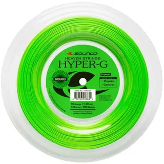 Solinco Hyper-g Round 200 M Tennisrollen Saite - Light Green - 1.30 mm
