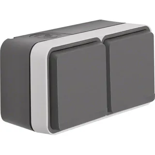 Berker Steckdose 2-fach grau 1 St.