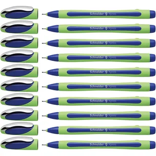 Schneider Xpress Fineliner 0,8 mm, dokumentenecht) 10er Packung blau