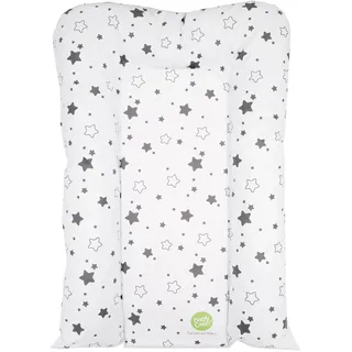 Babycalin Wickelunterlage, Flocke, 50 x 70 cm, Grau mit Sternen