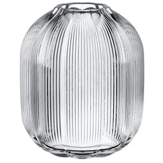 Villeroy & Boch – Fleur Vase 19 cm Klar, Spülmaschinenfest, Tischvase, Mundgeblasene und Handgefertigte Glasvase, Dekorative Blumenvase, Elegantes Blumendesign, Deko Wohnung, Home Decor, Glas