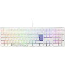 Bild One 3 Pure White PBT, LEDs RGB, MX RGB RED, USB, DE (DKON2108ST-RDEPDPWWWSC1)