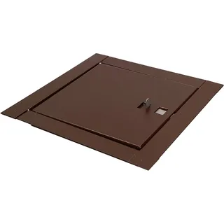 KOTARBAU® Kamintür 14x14cm Braun Revisionsklappe Revisionstür Wartungstür Reinigungsklappe Wartungsöffnung Revitür