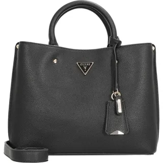 GUESS Schultertasche Meridian II Girlfriend Satchel Black