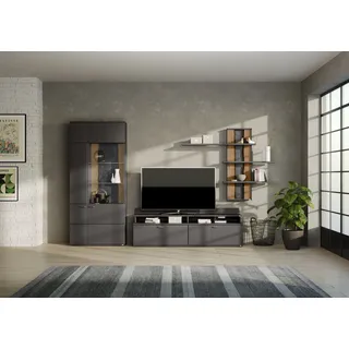 Set One by Musterring Wohnwand »TACOMA« Set, 4 Stk. tlg., grau