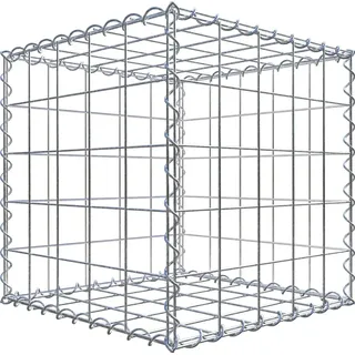 Gabiona Gabione 50 cm x 50 cm x 50 cm mit Maschenweite 10 cm x 10 cm