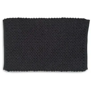 Kela Badteppich Schwarz 80 x 50 cm